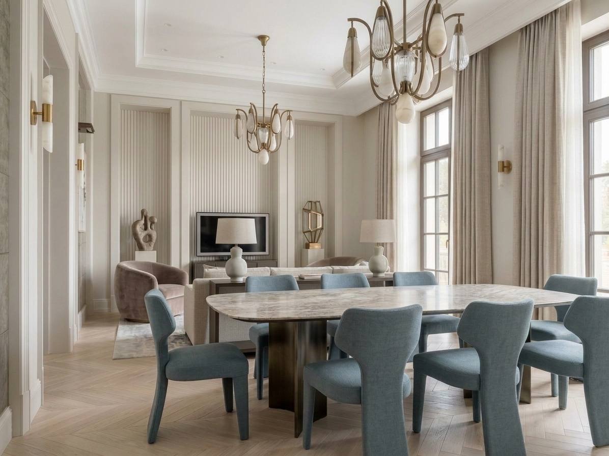 Проект «Современная классика», 480 м²
